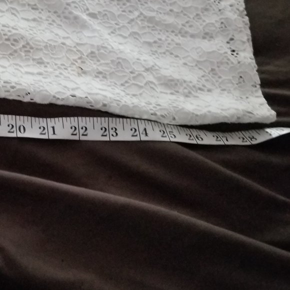 COPY - Pure White Crochet Mini-Dress - Picture 7 of 14